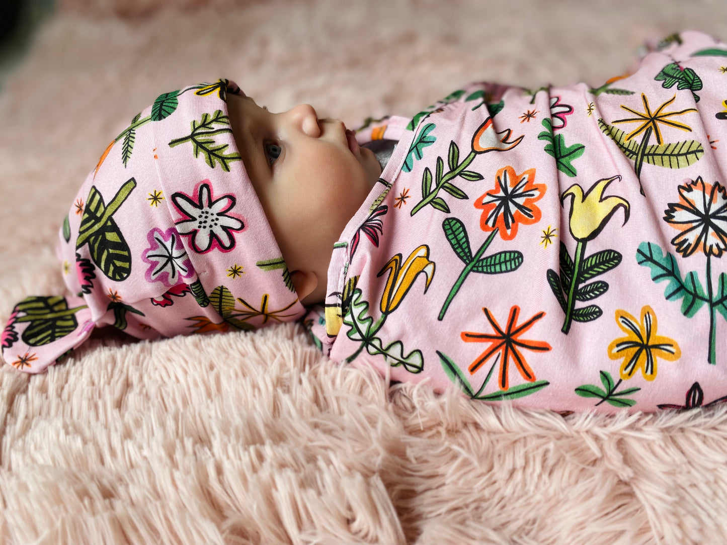 PINK BLOOMS RECEIVER SET