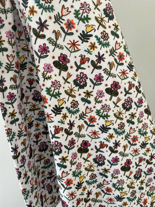 Bold Blooms Muslin Swaddle
