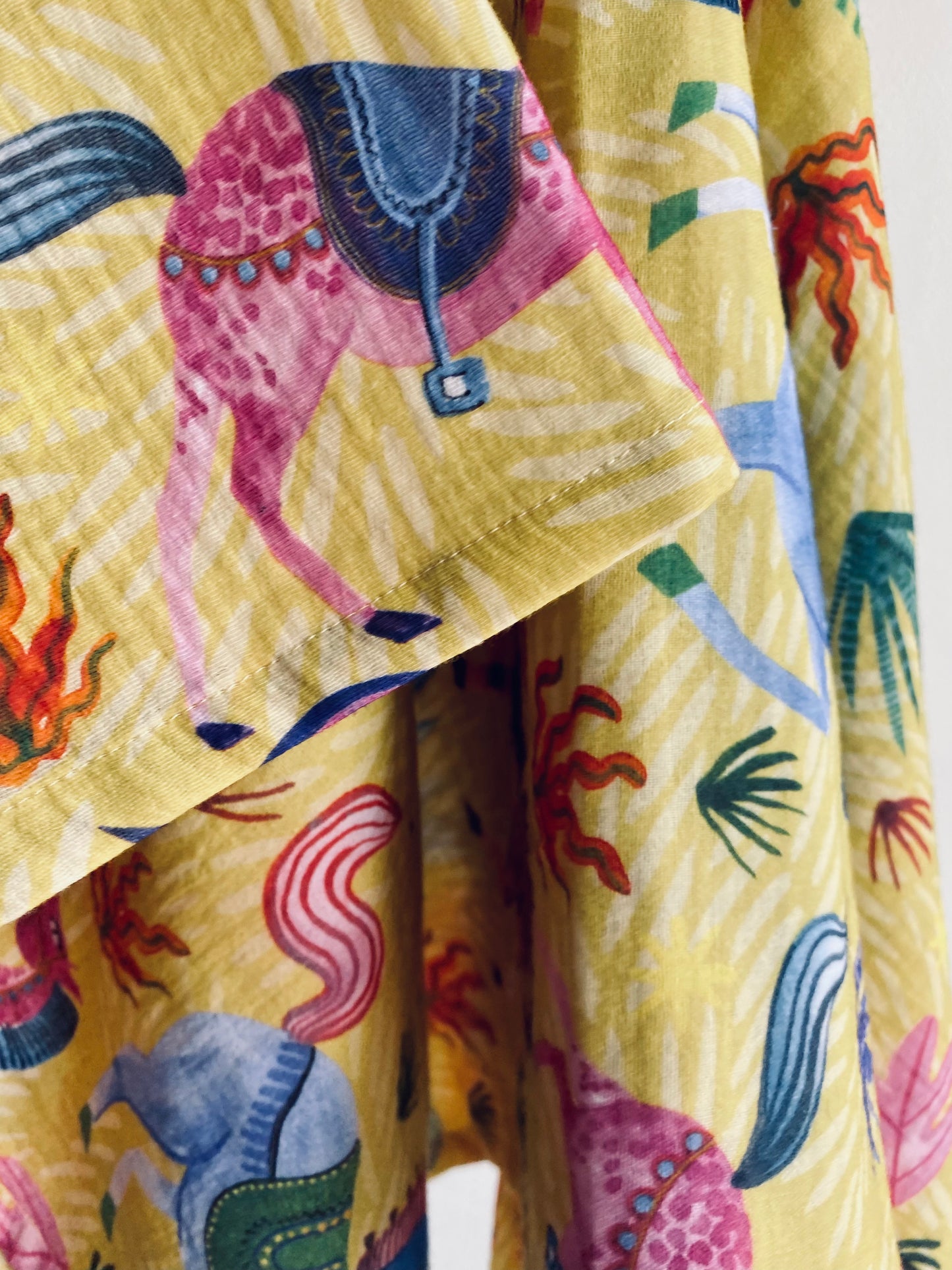 Wild Carousel Horses Muslin Swaddle