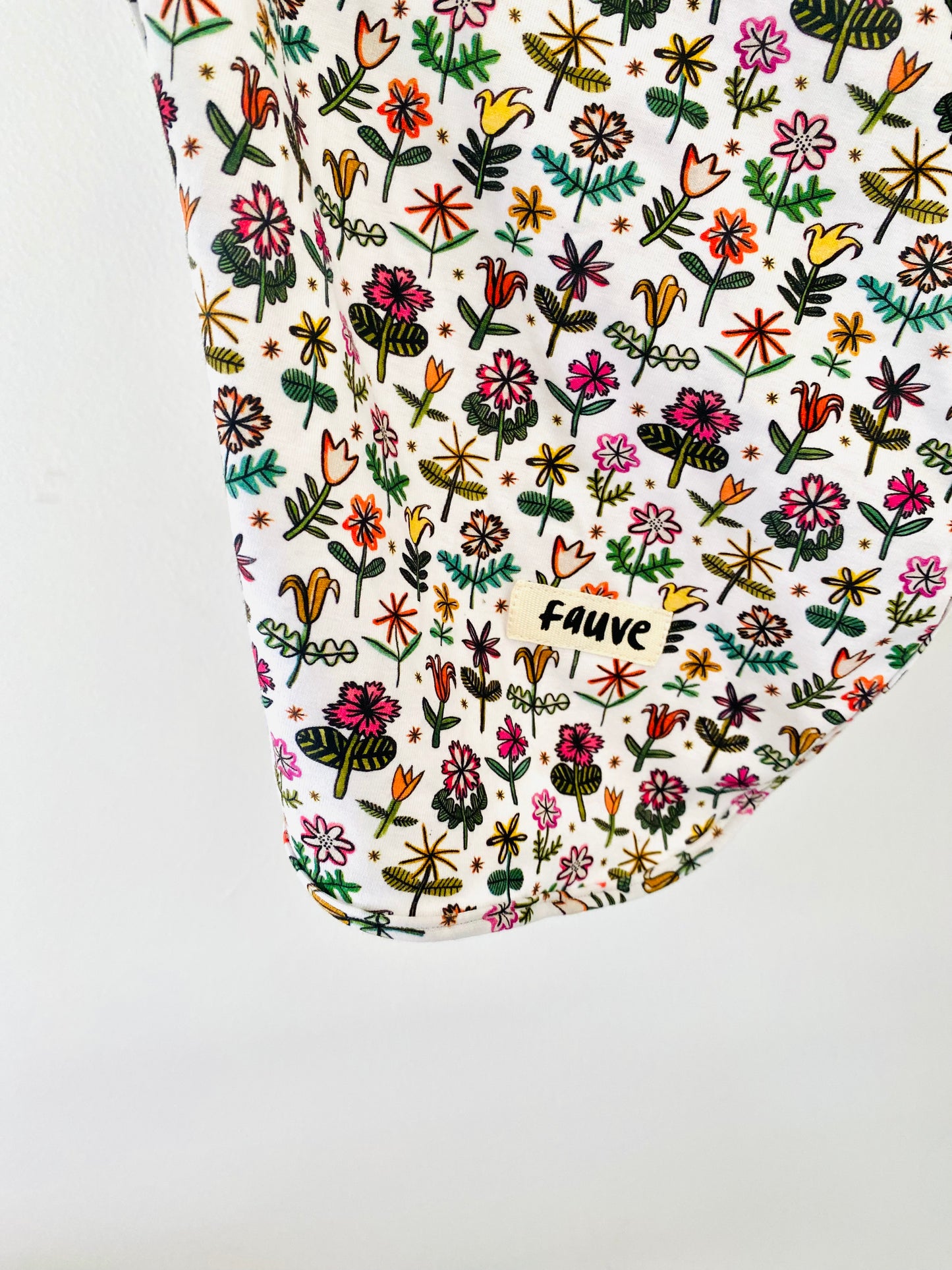 Bold Blooms Receiver Blanket