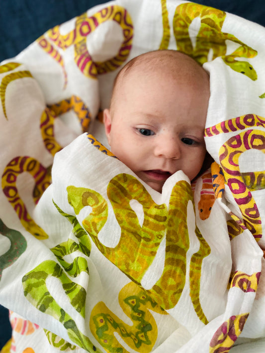 Serpent Muslin Swaddle